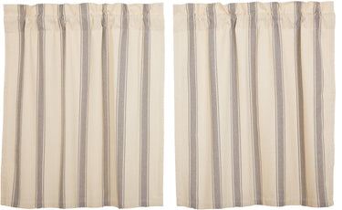 Grace Grain Sack Stripe Tier Set of 2 L36xW36 VHC Brands - The Fox Decor